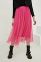 Answear Lab spódnica X kolekcja limitowana SISTERHOOD różowy