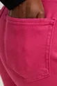 růžová Bavlněné džíny Answear Lab X limitovaná kolekce SISTERHOOD