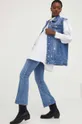 Τζιν παντελόνι Answear Lab  X limited collection SISTERHOOD μπλε