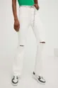 Τζιν παντελόνι Answear Lab λευκό