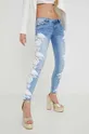 Answear Lab jeansy X kolekcja limitowana BE SHERO niebieski