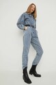 Answear Lab salopeta jeans x colecția limitată SISTERHOOD 2943.1h albastru WW23