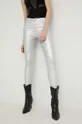 srebrny Answear Lab spodnie X kolekcja limitowana SISTERHOOD Damski