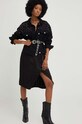 Answear Lab sukienka X kolekcja limitowana SISTERHOOD 22418.WK czarny WW23
