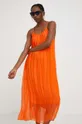 Answear Lab sukienka pomarańczowy
