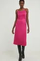 Answear Lab sukienka X kolekcja limitowana SISTERHOOD różowy