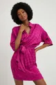Φόρεμα Answear Lab X limited collection SISTERHOOD ροζ
