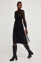 Φόρεμα Answear.LAB X limited collection SISTERHOOD 5321.WK μαύρο WW23