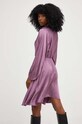 Odzież Answear Lab sukienka z jedwabiem 81388.2KK różowy