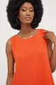 πορτοκαλί Λινό φόρεμα Answear Lab