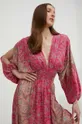 розовый Шёлковое платье Answear Lab