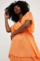 πορτοκαλί Φόρεμα με μετάξι Answear Lab