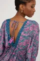 фиолетовой Шёлковое платье Answear Lab
