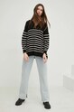 Answear Lab pulover 4024.h negru WW23