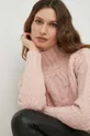 ružová vlnený sveter Answear Lab