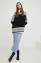 Answear Lab sweter z wełną LU2347.h czarny WW23