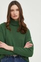 Answear Lab sweter z wełną zielony ca628870.1h