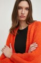 Answear Lab kardigan z wełną pomarańczowy H622210.2h