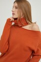 Answear Lab sweter pomarańczowy lu1312.w