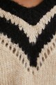Answear Lab sweter z wełną hp575.3w brązowy