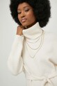 Answear Lab sweter z wełną beżowy 98250.2w