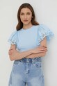Answear Lab pantaloncini di jeans blu Sj827.KK