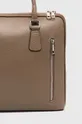 béžová kožená taška na notebook Answear Lab