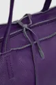 vijolična Usnjena torbica Answear Lab