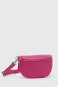 Δερμάτινη τσάντα φάκελος Answear Lab ροζ