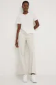 Μπλουζάκι Answear Lab X limited collection SISTERHOOD λευκό