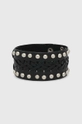 Answear Lab bracciale in pelle nero