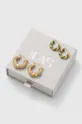 Σκουλαρίκια Answear Lab 2-pack χρυσαφί
