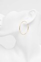 Srebrne naušnice presvučene zlatom Answear.LAB zlatna 24899.HWK