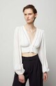 Ρούχα Μπλουζάκι Answear Lab 24y23349.tdb λευκό