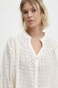 Answear Lab bluza din bumbac alb 6876.TKK