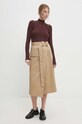 Answear Lab longsleeve 5127.TKK bordowy WW24