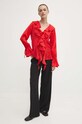 Answear Lab bluzka pk2382.ijs czerwony WW24