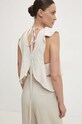 Oblečení Lněná halenka Answear.LAB W24S.LF.071413.tjs béžová