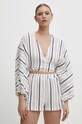Lanena bluza Answear Lab regular bijela 19206.tjs