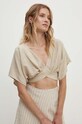 Answear Lab bluza bej 23189.tjs