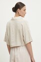 Îmbrăcăminte Answear Lab bluza din in 6223.TWK bej