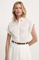 Bavlněná košile Answear.LAB hladký bílá 897.fh