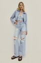 Answear Lab top din denim 50716.TWK albastru WZ24