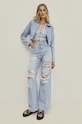 Джинсовий топ Answear.LAB 50716.TWK блакитний WZ24