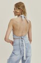 Îmbrăcăminte Answear Lab top din denim 50716.TWK albastru