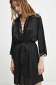 Answear Lab szlafrok tkanina czarny 20224.cdb