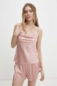 Answear Lab piżama tkanina różowy 20211.cdb