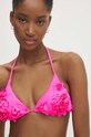 Bikini top Answear.LAB χωρίς μεταλλικές μπανέλες ροζ 710.G.ijs