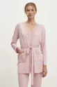 rózsaszín Answear Lab pizsama
