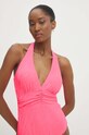 Answear Lab costum de baie dintr-o bucată roz vw1543.fh